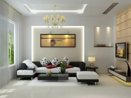 Mẫu thiết kế phòng khách đẹp hiện đại