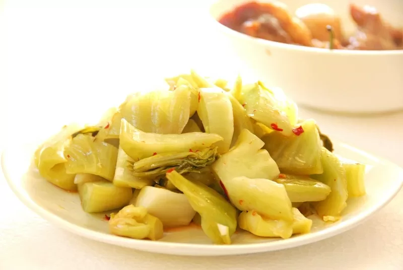 Dưa muối chưa kĩ