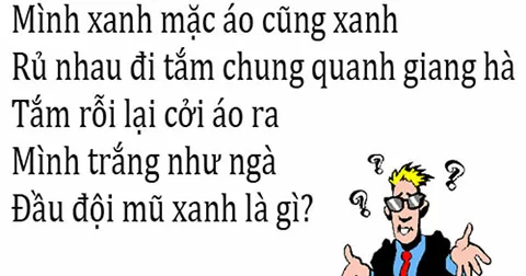 Top 10 câu đố vui siêu hài hước hại não nhất thế giới