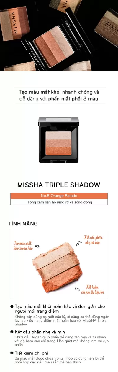 Top 7 mẫu phấn mắt đẹp và tốt nhất từ thương hiệu Missha – Hàn Quốc