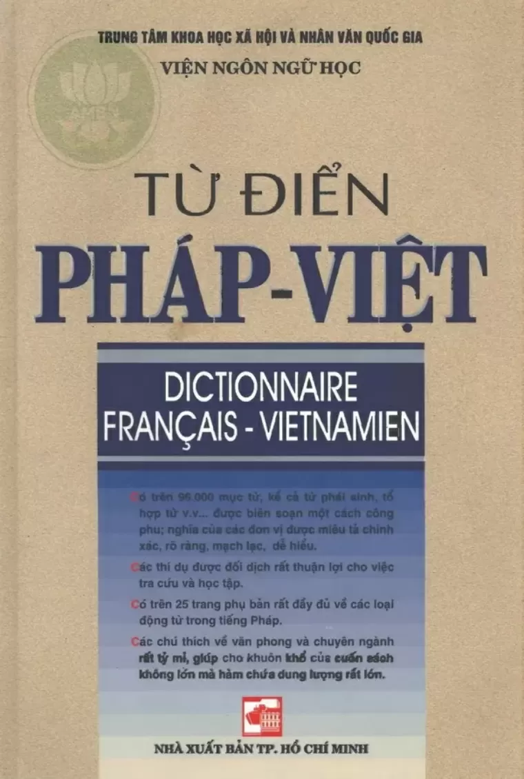 Top 6 cuốn sách từ điển tiếng Pháp  được mua nhiều nhất hiện nay