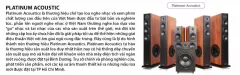 Top 6 bộ loa được đánh giá tốt nhất của hãng Platinum Acoustic