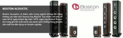 Top 6 bộ loa được đánh giá tốt nhất của hãng Boston Acoustic