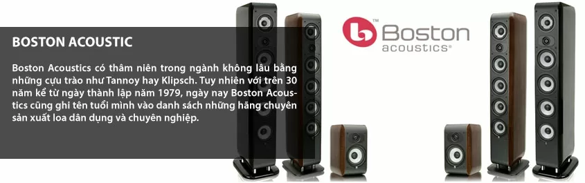 Top 6 bộ loa được đánh giá tốt nhất của hãng Boston Acoustic