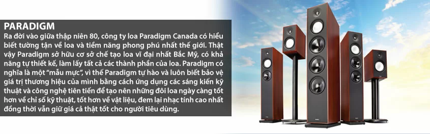 Top 6 bộ loa được đánh giá tốt nhất của hãng Paradigm