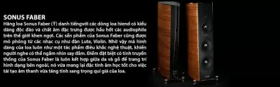Top 6 bộ loa được đánh giá tốt nhất của hãng Sonus Faber