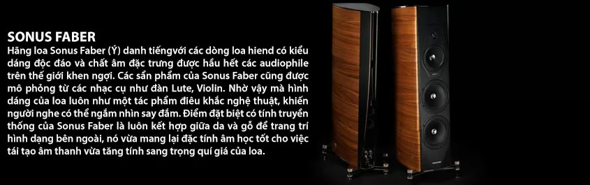 Top 6 bộ loa được đánh giá tốt nhất của hãng Sonus Faber