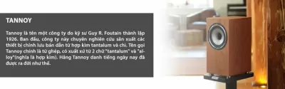 Top 6 bộ loa được đánh giá tốt nhất của hãng Tannoy