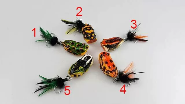 Top 6 loại mồi nhái giả được sử dụng nhiều nhất hiện nay