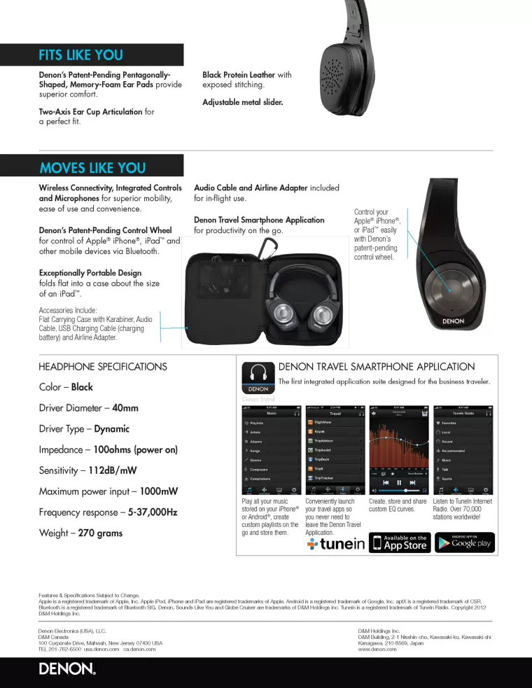 Top 4 tai nghe bluetooth đánh giá có âm thanh hay nhất của Denon