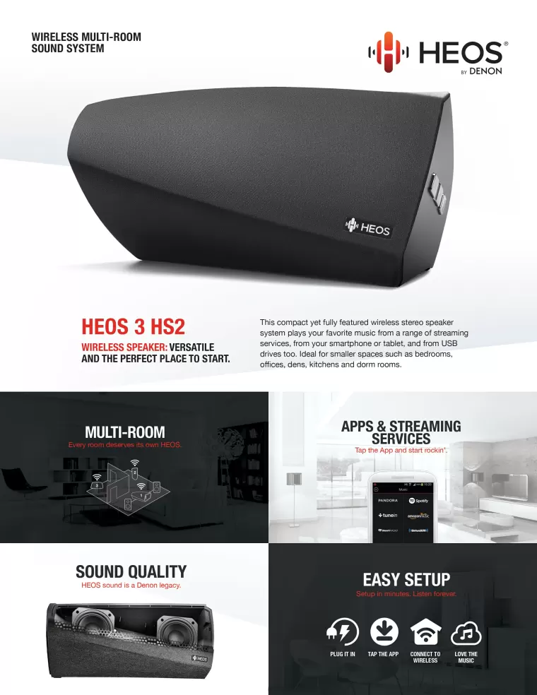 Top 5 chiếc loa bluetooth được đánh giá có âm thanh hay nhất của Denon