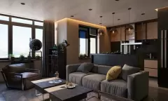 Top 5 mẫu nội thất phòng khách tuyệt đẹp với gam màu tối