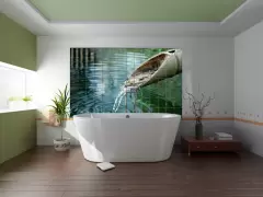 Top 6 cách trang trí tường phòng tắm giúp không gian thêm rộng rãi