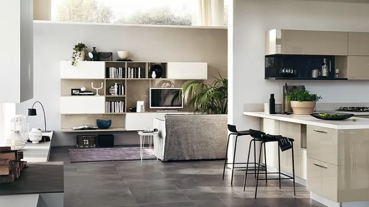 Top 6 ý tưởng chia tách nhà bếp với phòng khách