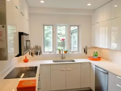 Top 6 cách bố trí hợp lý cho những phòng bếp nhỏ hẹp