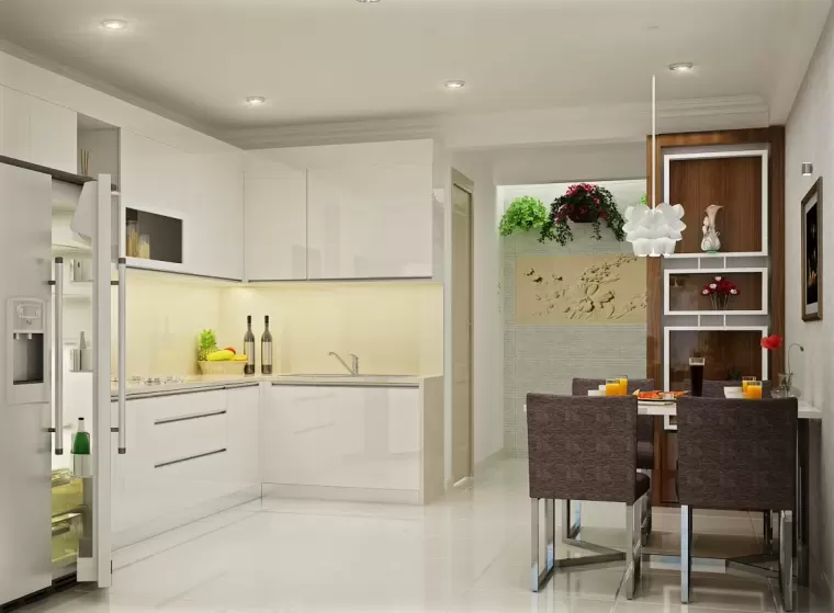 Top 6 cách bài trí nội thất phòng bếp thêm dài và thông thoáng hơn