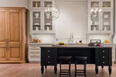 Top 6 kiểu tủ bếp cửa kính giúp nhà bếp trở nên đẹp sang trọng hơn