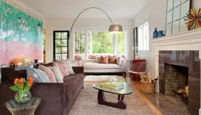 Top 6 kinh nghiệm giúp trang trí phòng khách đẹp với nội thất màu nâu